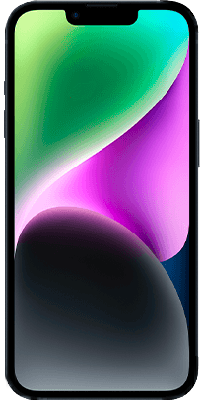 Vue de face de iPhone 14